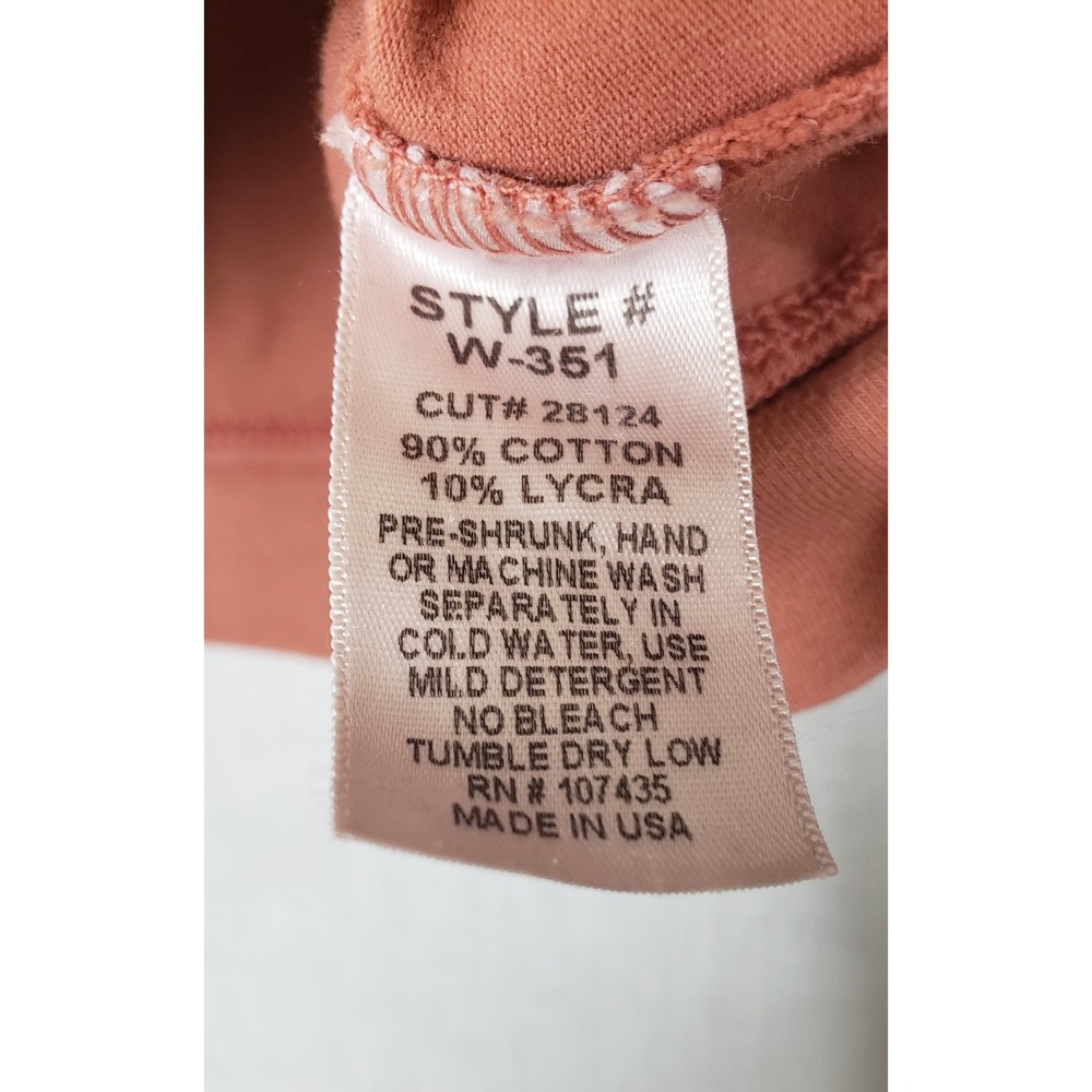 Hard Tail Forever Womens Long Sleeve Crop Top Dusty Rose Zip Front M Boho Earthy - Picture 6 of 8